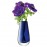 Ваза в форме бутона flower colour 14 см синий, LSA International