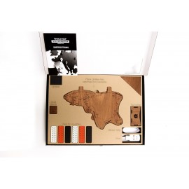 Карта-пазл wall decoration exclusive, 130х78 см, африканское сапеле, Mimi