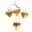 Гирлянда подвесная golden hearts, 4 шт., EnjoyMe