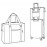 Сумка складная mini maxi touringbag dots, Reisenthel