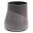 Горшок цветочный hill pot, большой, серый, Qualy