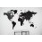 Карта-пазл wall decoration giant, 280х170 см, черная, Mimi