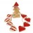 Гирлянда подвесная christmas hearts, 4 шт., EnjoyMe
