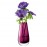 Ваза в форме бутона flower colour 14 см лиловый, LSA International