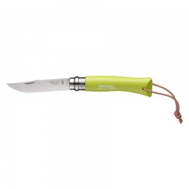 Нож складной туристический 8 см зеленый, Opinel