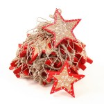 Украшения подвесные christmas stars, деревянные, в сетке, 30 шт., EnjoyMe