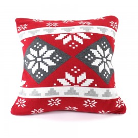 Подушка с орнаментом christmas story, 45х45 см, EnjoyMe