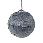 Шар новогодний декоративный paper ball, серебрянный, EnjoyMe