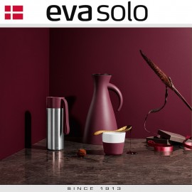 EVA Кофейные стаканы для латте, 2 шт 360 мл, розовый, фарфор, силиконовый ободок, Eva Solo, Дания