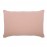Наволочка изо льна цвета пыльной розы, Tkano