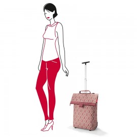 Сумка-тележка trolley m diamonds rouge, Reisenthel