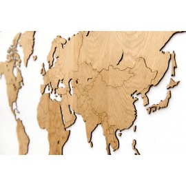 Карта-пазл wall decoration exclusive, 280х170 см, европейский дуб, Mimi