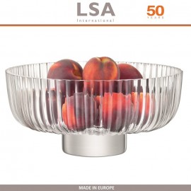Блюдо PLEAT глубокое, D 28.5 см, ручная работа, LSA International