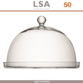 Блюдо VIENNA с куполом, D 33 см, ручная работа, LSA International