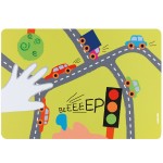 Коврик сервировочный детский on the road зеленый, Guzzini