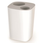 Контейнер мусорный split™ для ванной комнаты, бело-серый, Joseph Joseph