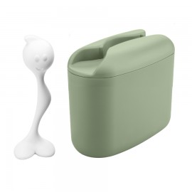 Контейнер для хранения продуктов с ложкой hot stuff m, 350гр, эвкалиптовый, Koziol