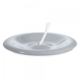 Блюдо для фруктов, big apple, серо-чёрное, Koziol