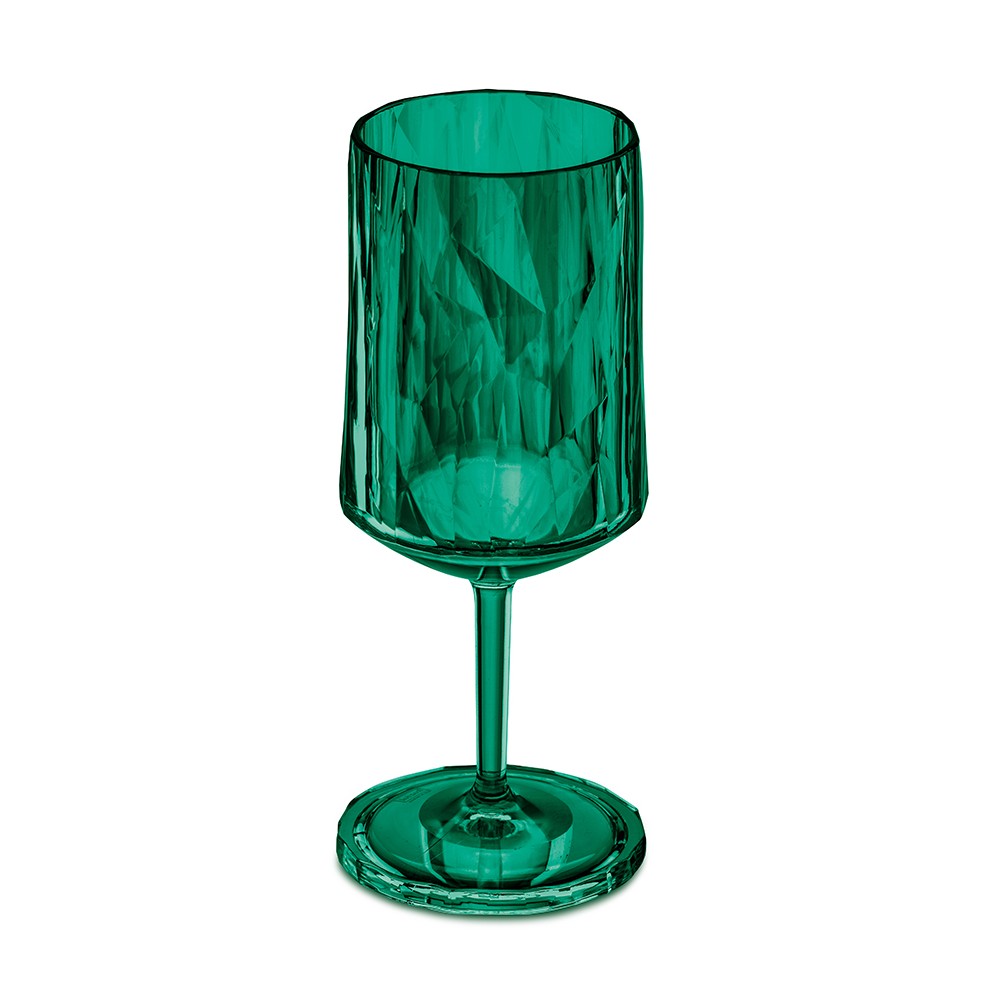 Бокал для вина superglas club no. 4, 350 мл, зелёный, Koziol
