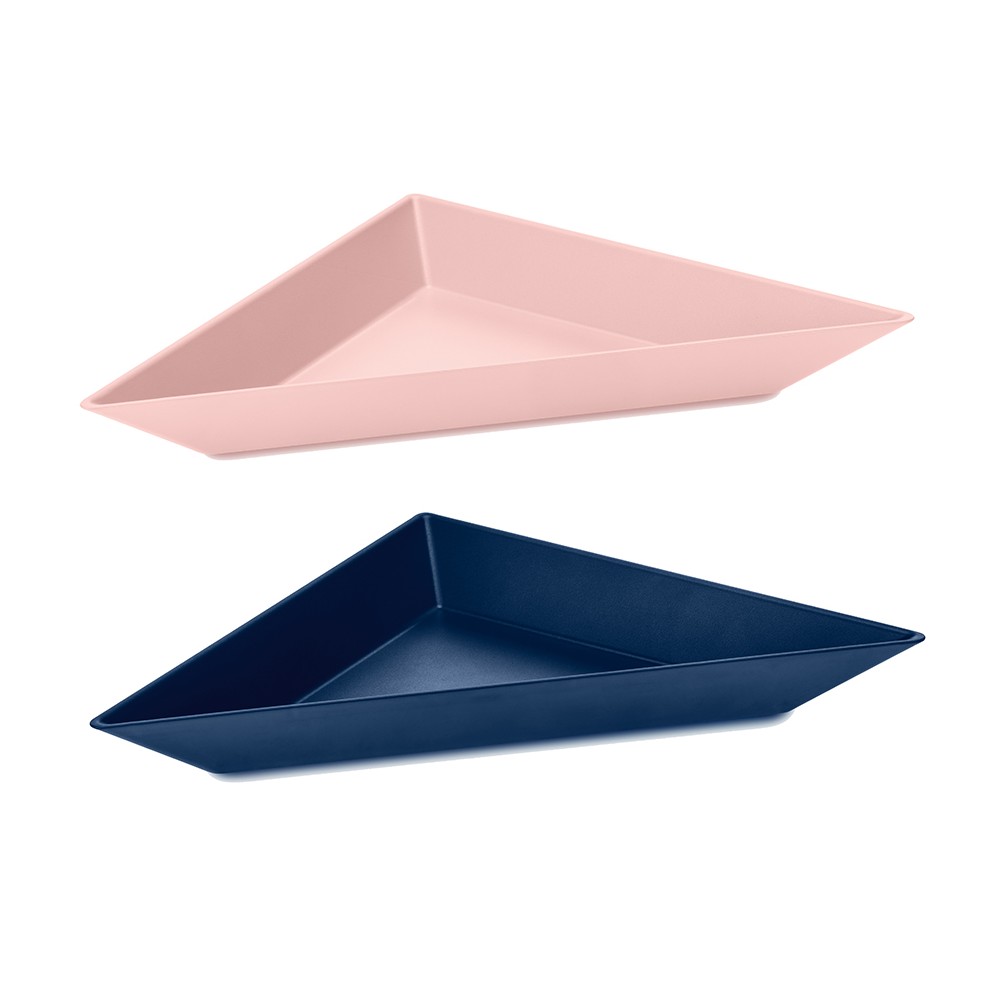 Набор ёмкостей tangram 3 сине-розовый, Koziol