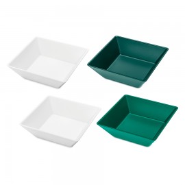 Набор ёмкостей tangram 4 бело-зеленый, Koziol