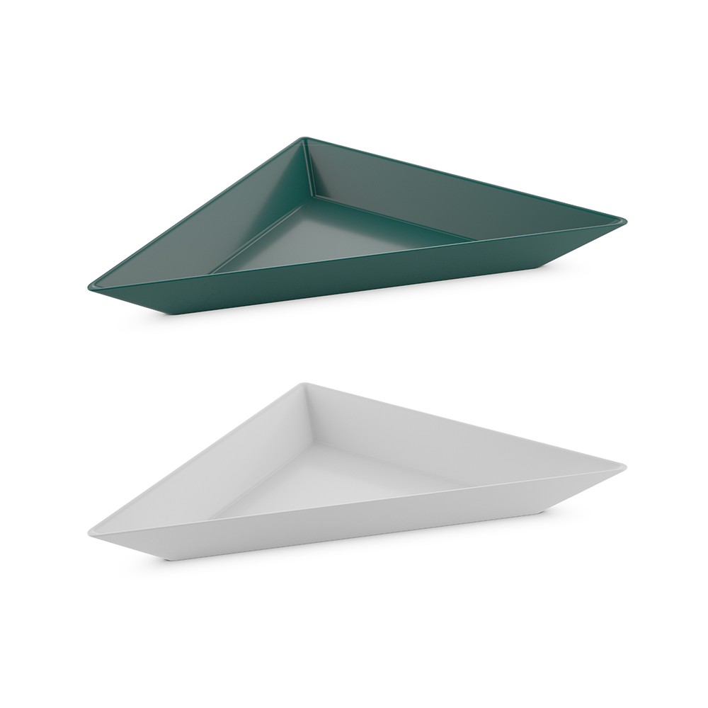 Набор ёмкостей tangram 2 бело-зелёный, Koziol