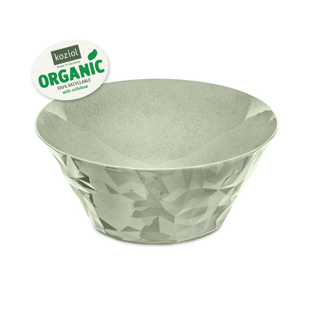 Салатница club bowl l organic, 3,5 л, зелёная, Koziol