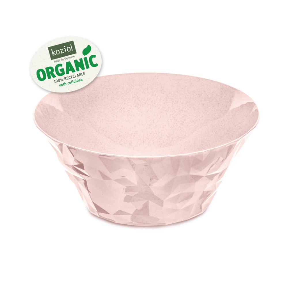 Салатница club bowl l organic, 3,5 л, розовая, Koziol