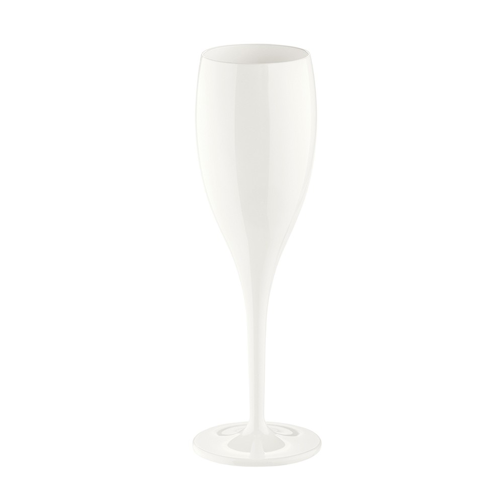 Набор бокалов для шампанского 4 шт superglas cheers no. 1, 100 мл, белый, Koziol