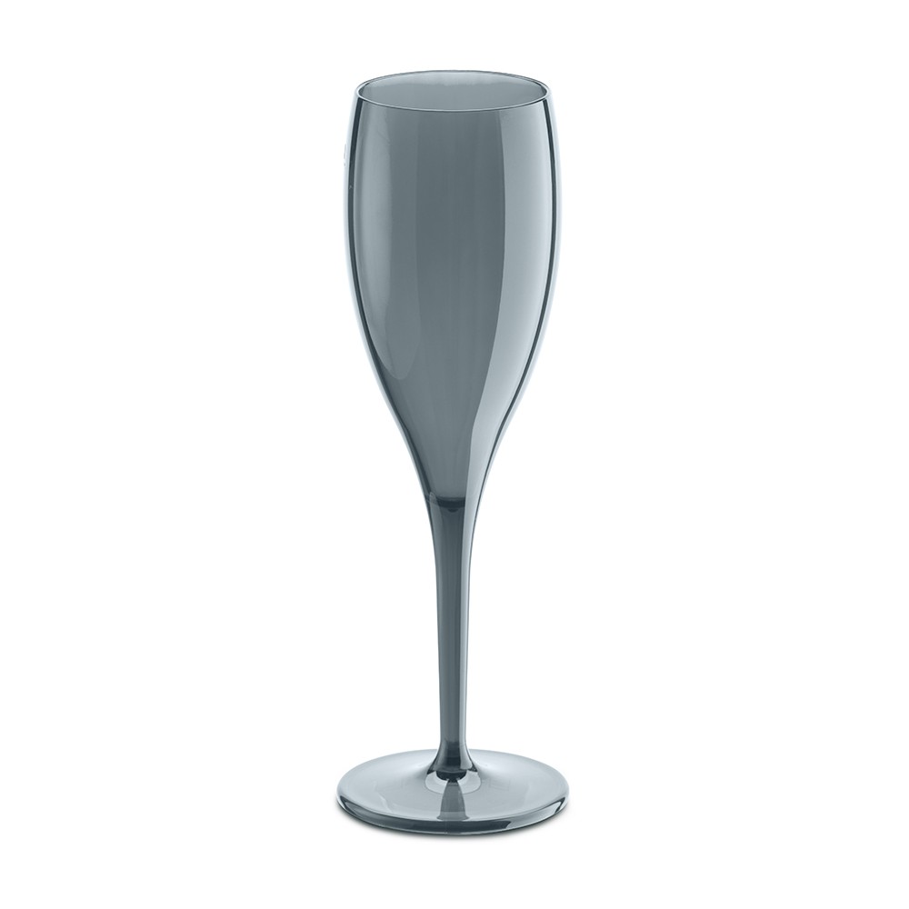 Набор бокалов для шампанского 4 шт superglas cheers no. 1, 100 мл, серый, Koziol