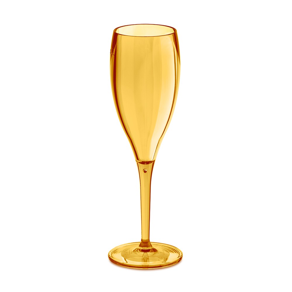 Набор бокалов для шампанского 4 шт superglas cheers no. 1, 100 мл, жёлтый, Koziol