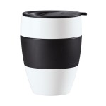 Термокружка Aroma to go 2.0, 400 мл, чёрно-белая, Koziol