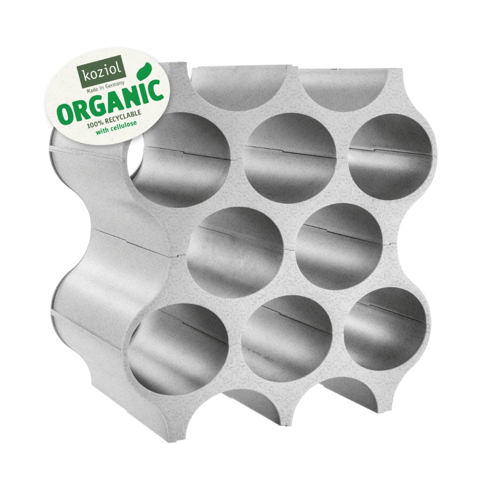 Подставка для бутылок set-up organic, серая, Koziol