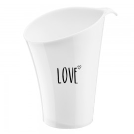 Ведёрко для льда pure love, белое, Koziol