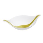 Салатница с приборами leaf l+, 3 л, бело-зелёная, Koziol