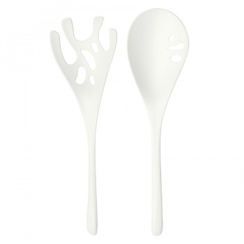 Приборы Shadow для салата, белые, Koziol