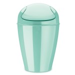 Корзина для мусора с крышкой del m, 12 л, мятная, Koziol