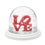Снежный шар love, прозрачный, Koziol
