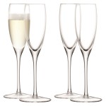 Набор из 4 бокалов-флейт для шампанского wine 150 мл, LSA International