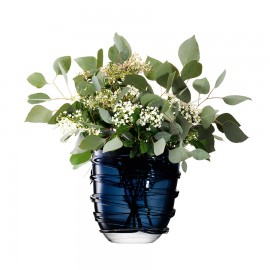 Ваза yarn 26 см тёмно-синяя, LSA International