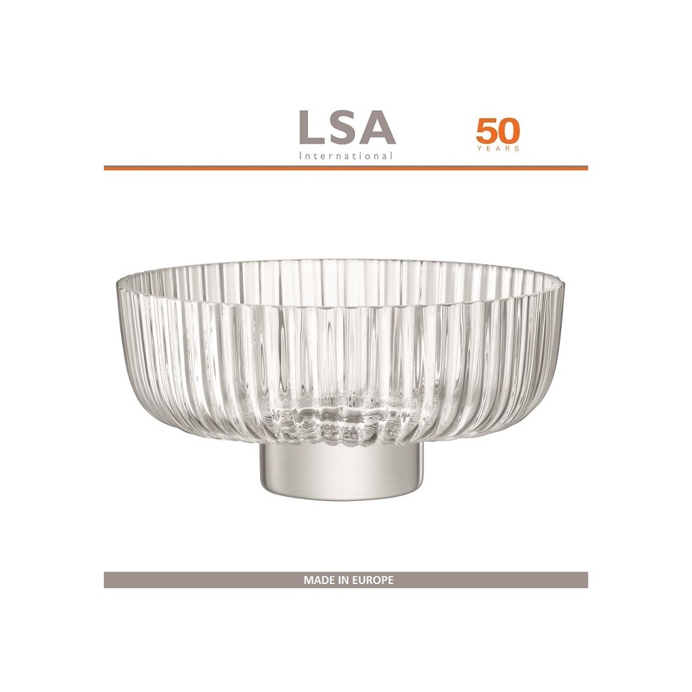 Блюдо PLEAT глубокое, D 28.5 см, ручная работа, LSA International