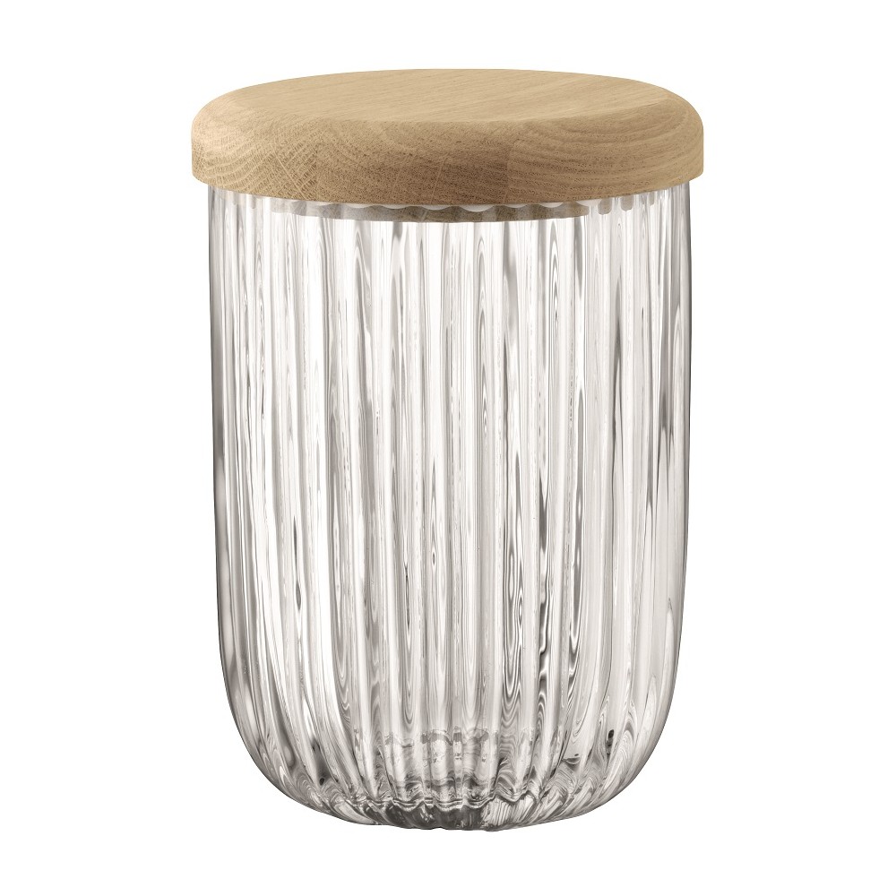 Стакан с деревянной крышкой из дуба pleat, 18,5 см, LSA International