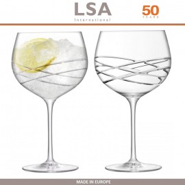 Комплект бокалов BALLOON WAVE, 2 шт по 680 мл, ручная выдувка, LSA International