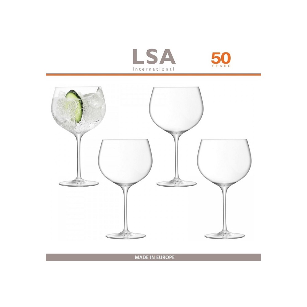 Комплект бокалов BALLOON, 4 шт по 680 мл, ручная выдувка, LSA International