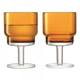 Набор из 2 бокалов для вина utility, 220 мл, охра, LSA International