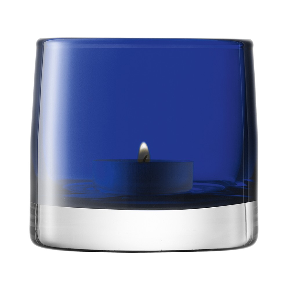 Подсвечник для чайной свечи light colour 8,5 см синий, LSA International