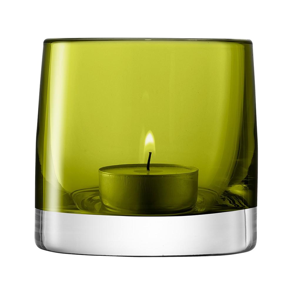 Подсвечник для чайной свечи light colour 8,5 см зелёный, LSA International
