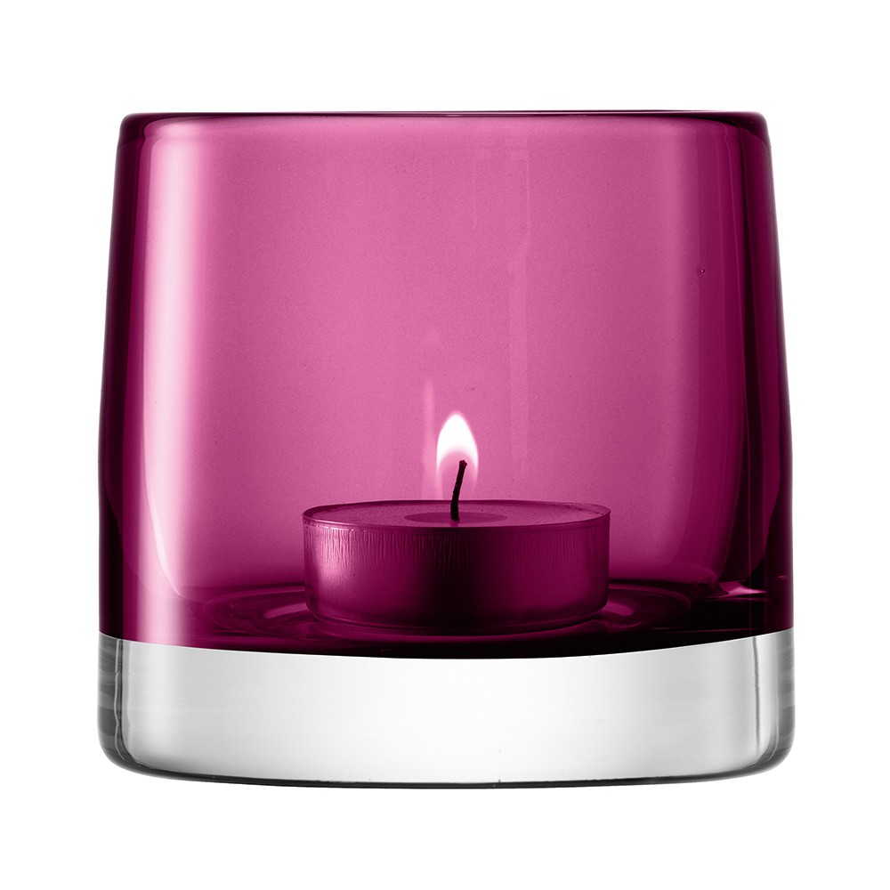 Подсвечник для чайной свечи light colour 8,5 см лиловый, LSA International