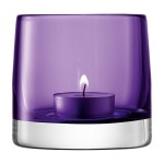 Подсвечник для чайной свечи light colour 8,5 см фиолетовый, LSA International