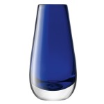 Ваза в форме бутона flower colour 14 см синий, LSA International